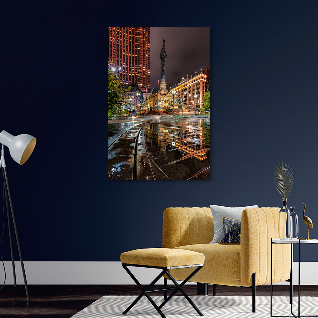 Cleveland C Guardian Canvas Artwork